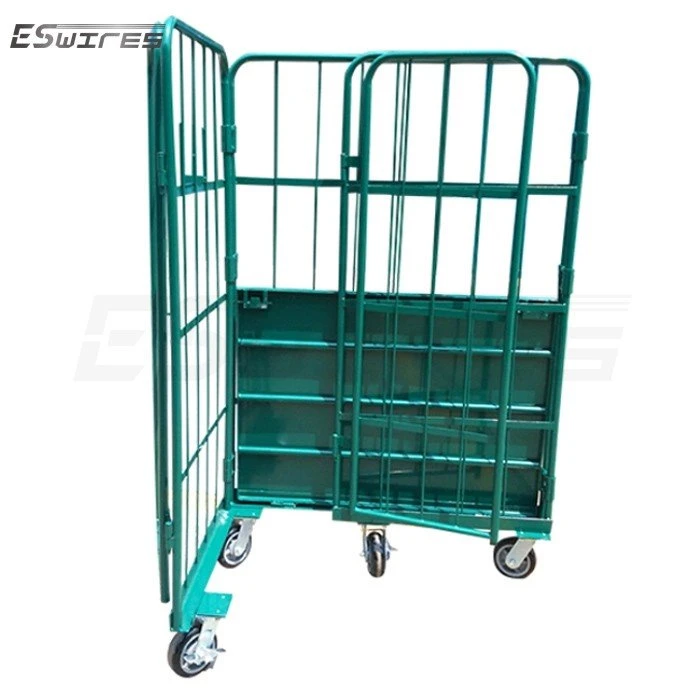 heavy duty warehouse trolley fold