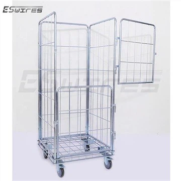 Paletes de rolos de roupa