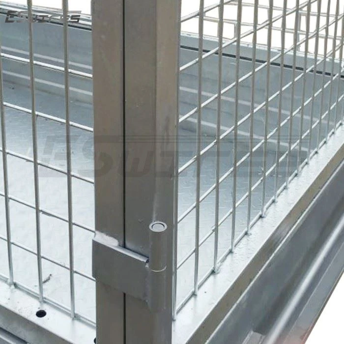 Tandem Trailer With Cage